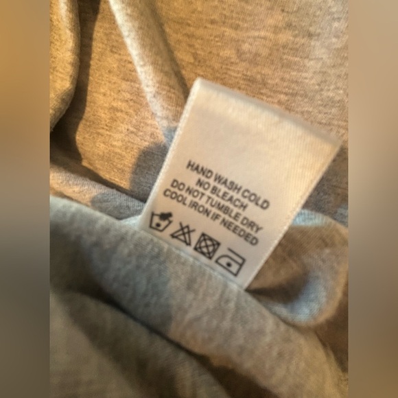 LOVERS + FRIENDS Grey Long Sleeve Bodycon Women’s Dress with Slit Size Small - Picture 9 of 15